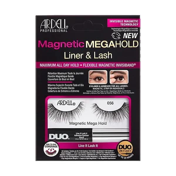 Ardell 1 Pair Magnetic Fauxmink Megahold Liner and Eyelashes - 056