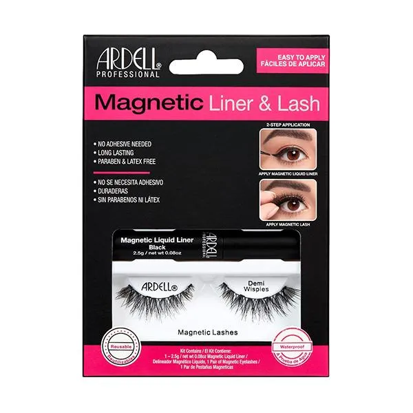 Ardell 1 Pair Magnetic Liner and Demi Wispies Eyelashes
