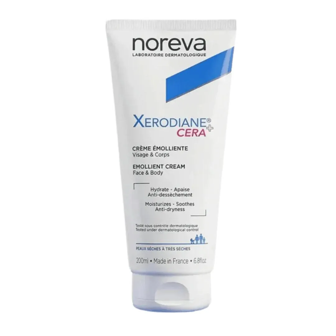 Noreva Xerodiane Cera+ Emollient Cream Face and Body - 200ml