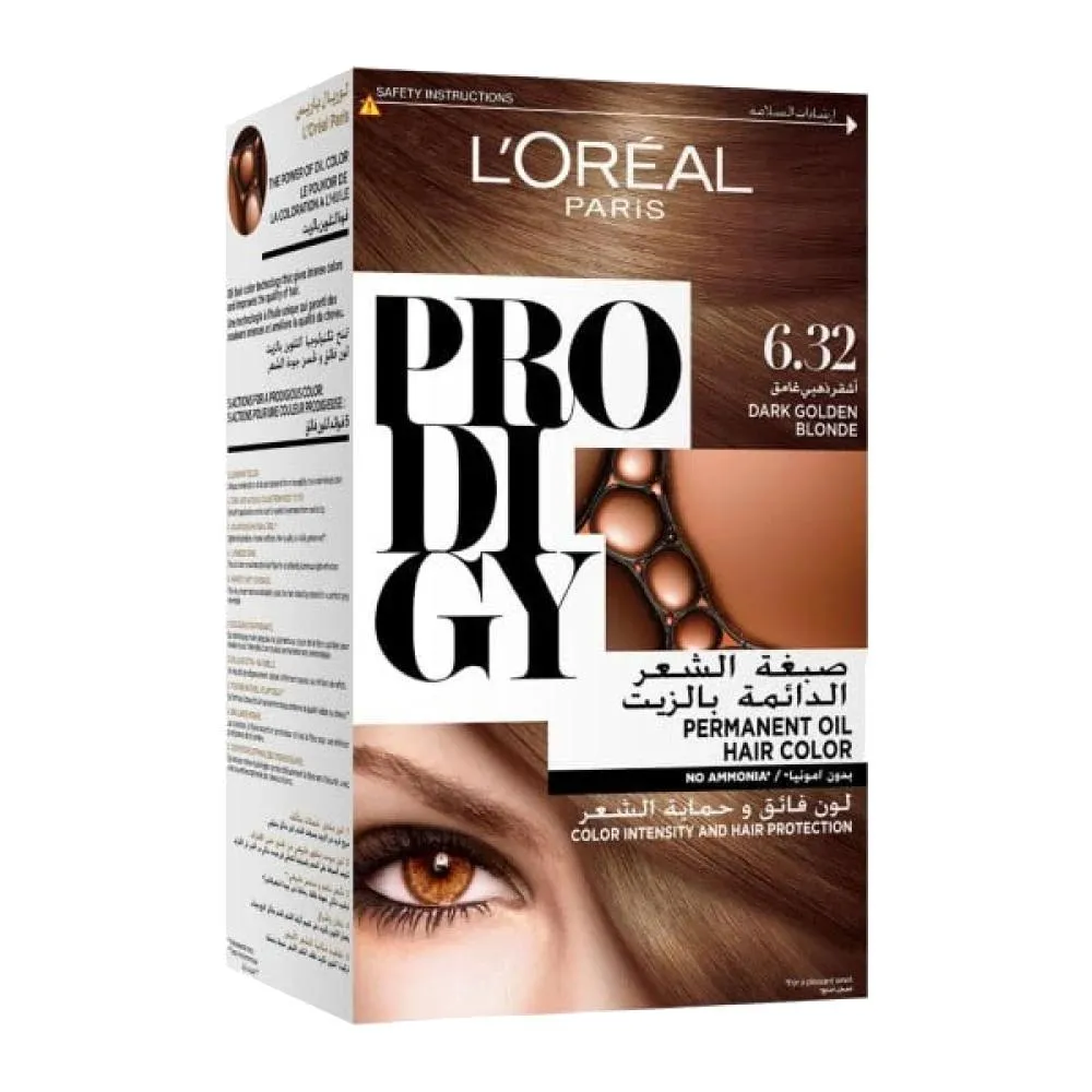L'Oreal Prodigy Ammonia Free - 6.32 Natural Light Golden Brown