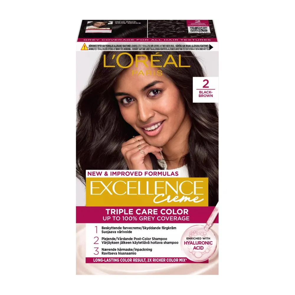 L'Oreal Excellence Crème - 2.0 dark Brown