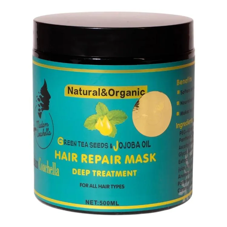 Madam Coachella Green Tea Seeds & Jojoba Oilhair Repair Mask - 500ml