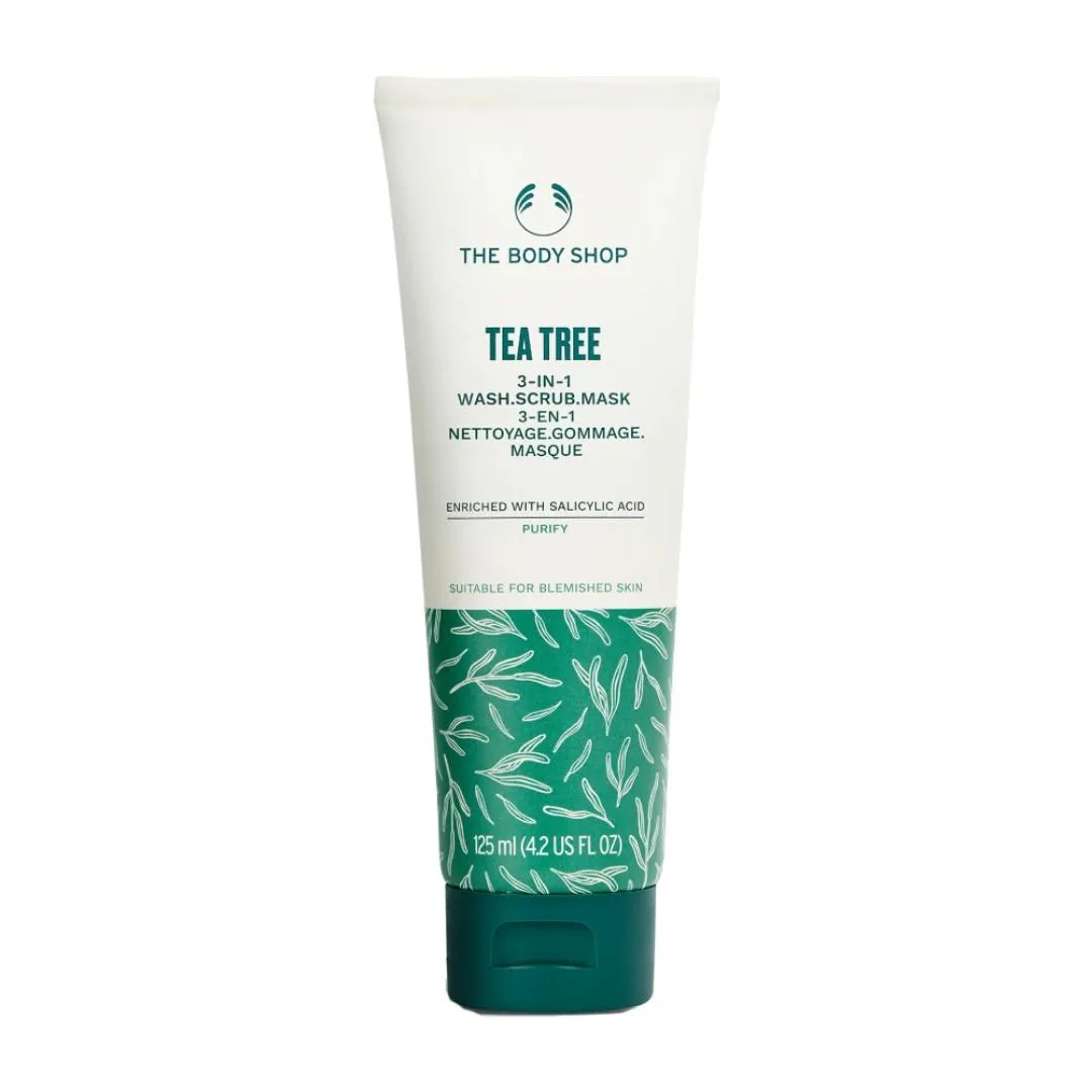 The Body Shop Mask Scrub 3In1 Tea Tree - 125ml