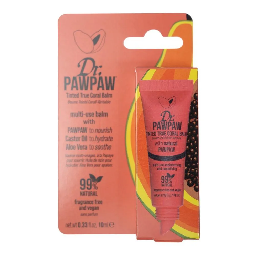 Dr.PAWPAW Multipurpose Tinted Balm True Coral - 10ml