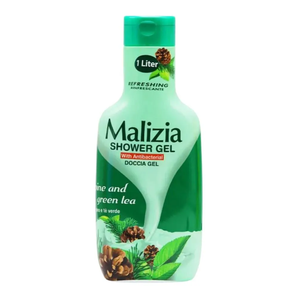 Malizia Shower Gel Pine And Green Tea - 1000ml