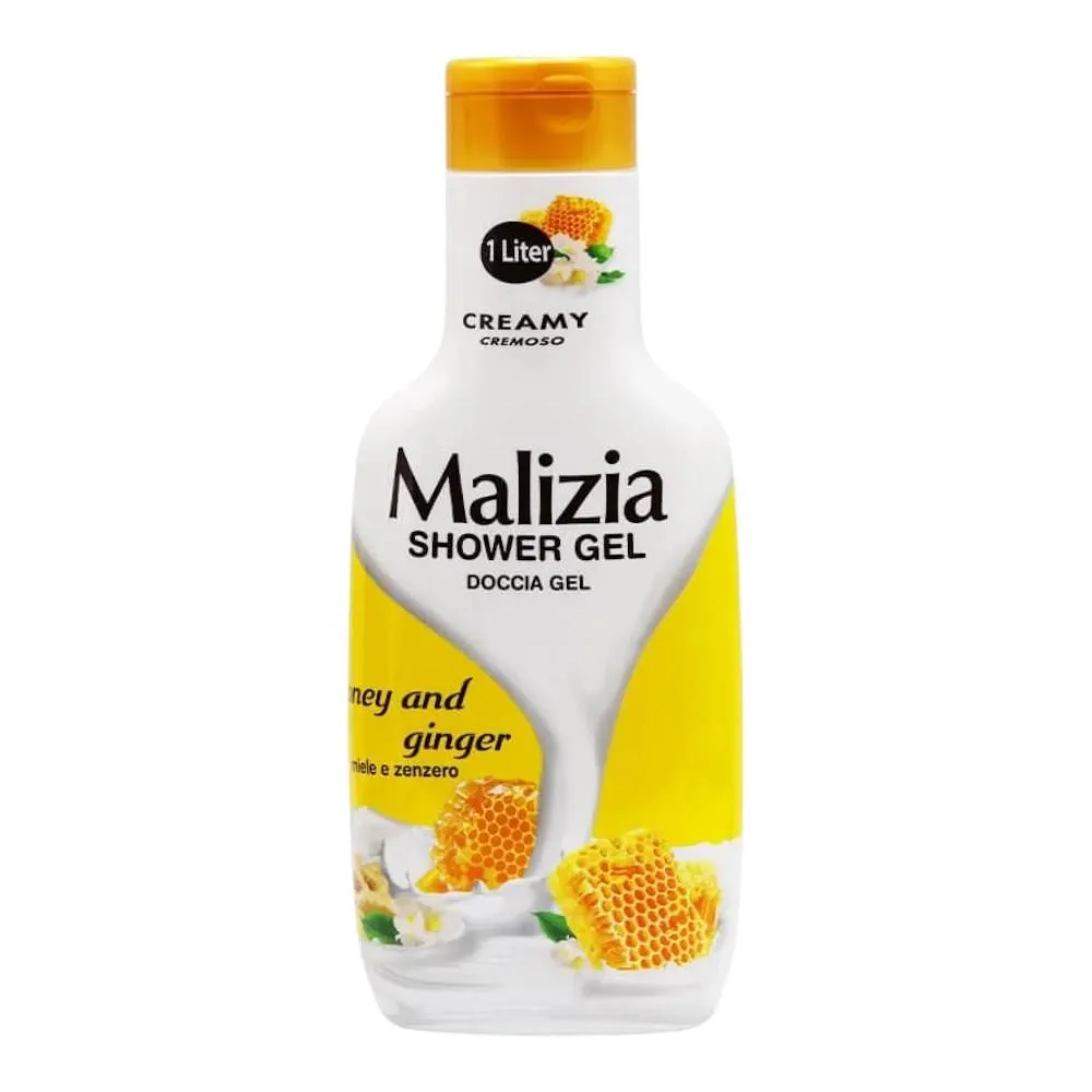 Malizia Shower Gel Honey & Ginger - 1000ml