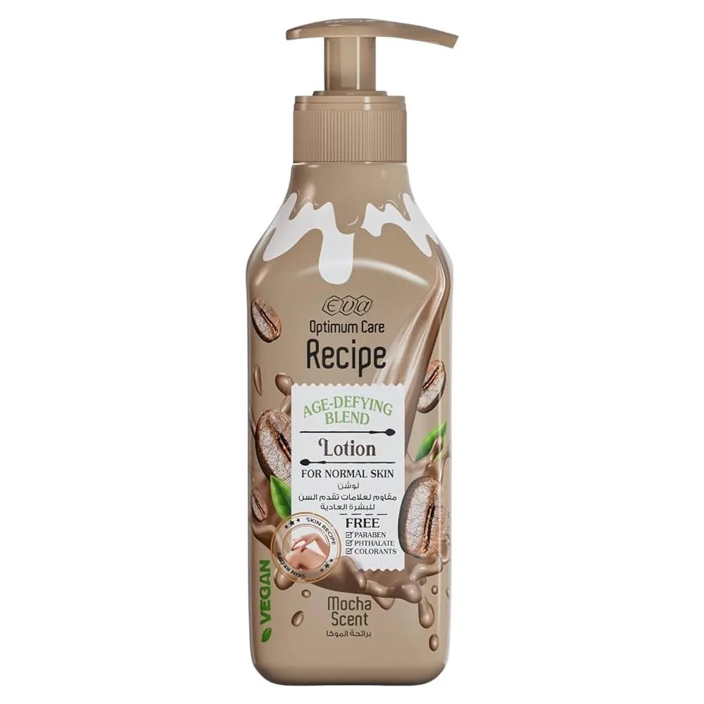 Eva Optimum Care Recipe Age Defying Blend Lotion For Normal Skin - Mocha Scent - 370ml