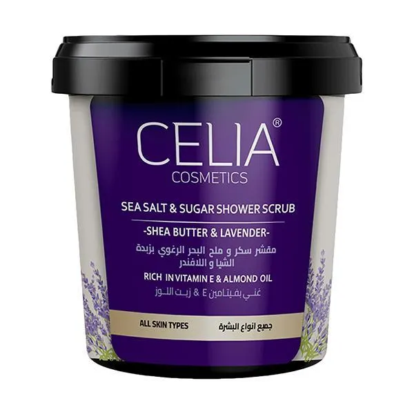 Celia Lavender and Shea Foaming Salt and Sugar Body Scrub