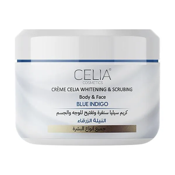 Celia Blue Indigo Lightening Face and Body Scrub