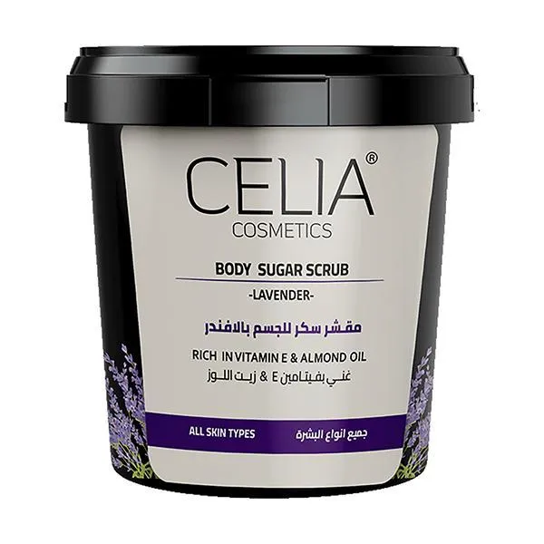 Celia Lavender Oil Sugar Body Scrub