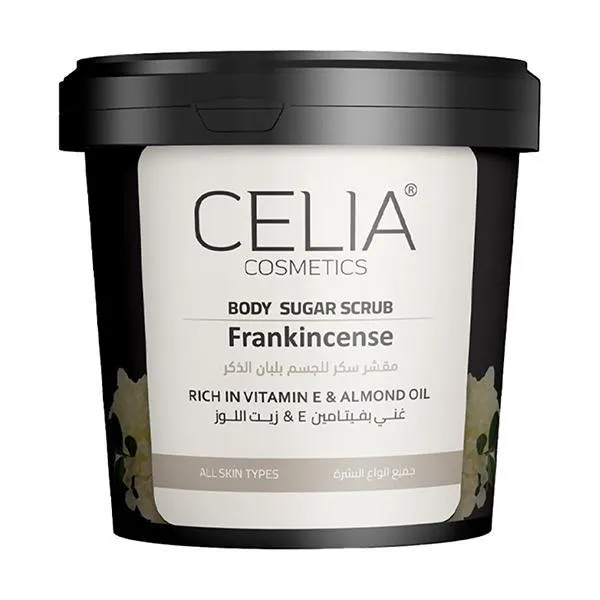 Celia Frankincense Oil Sugar Body Scrub