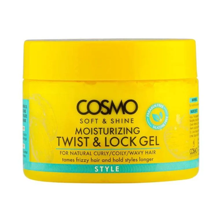 Cosmo Soft & Shine Twist and Lock Styling and Moisturizing Gel- 325 g