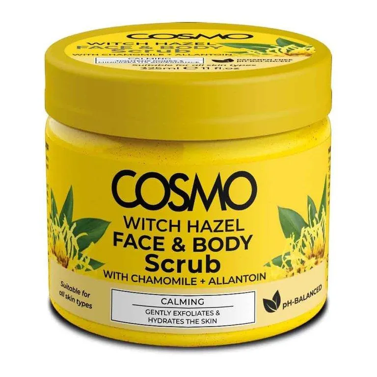 Cosmo Witch Hazel Face and Body Scrub - 325 ml