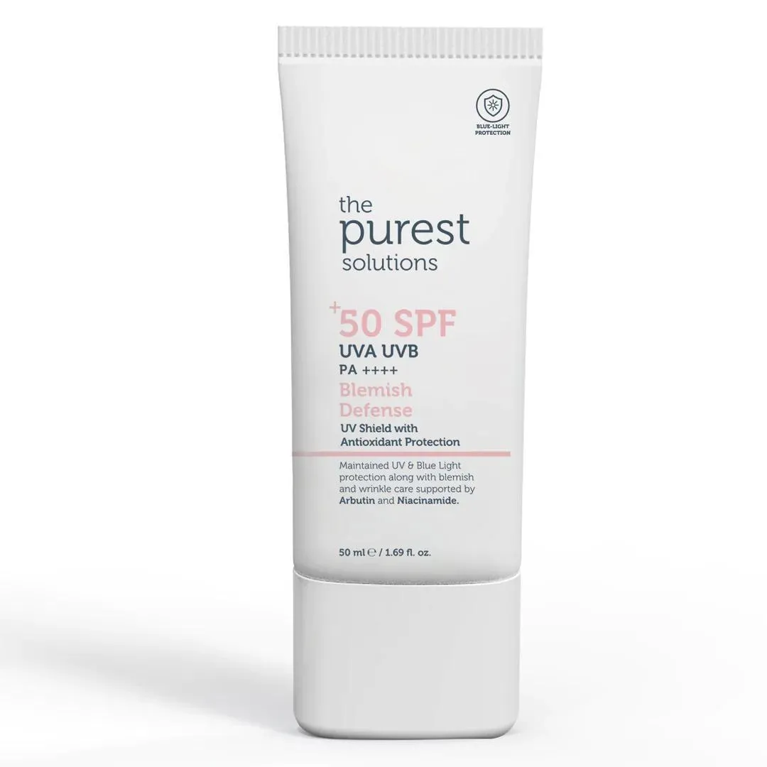 The Purest Solutions SPF50+ Blemish Defense Cream