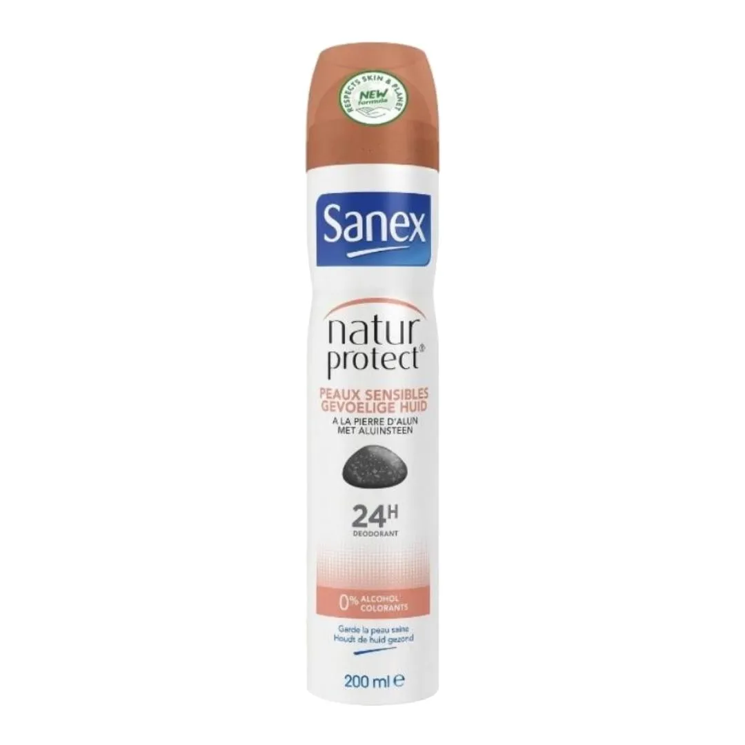 Sanex Deo Spray Natur Protect Peaux Sensibles - 200ml