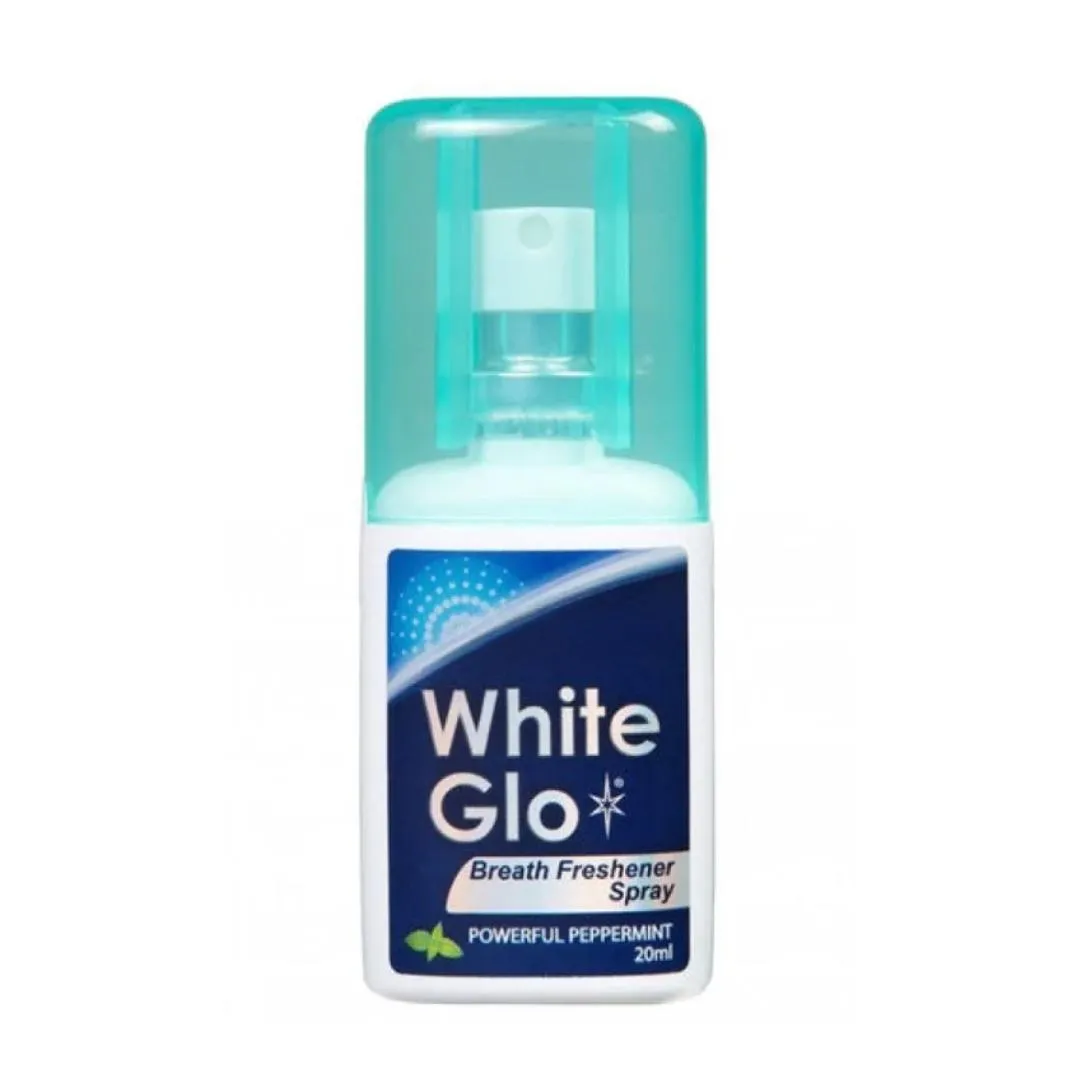 White Glo Breath Freshener Powerful Peppermint - 20ml