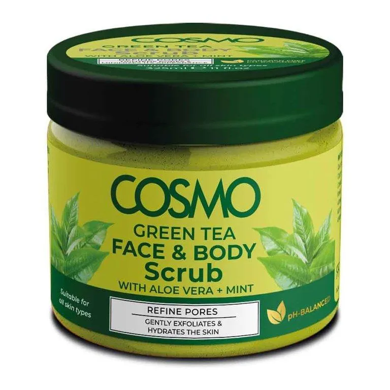 Cosmo Green Tea Face & body Scrub - 325ml