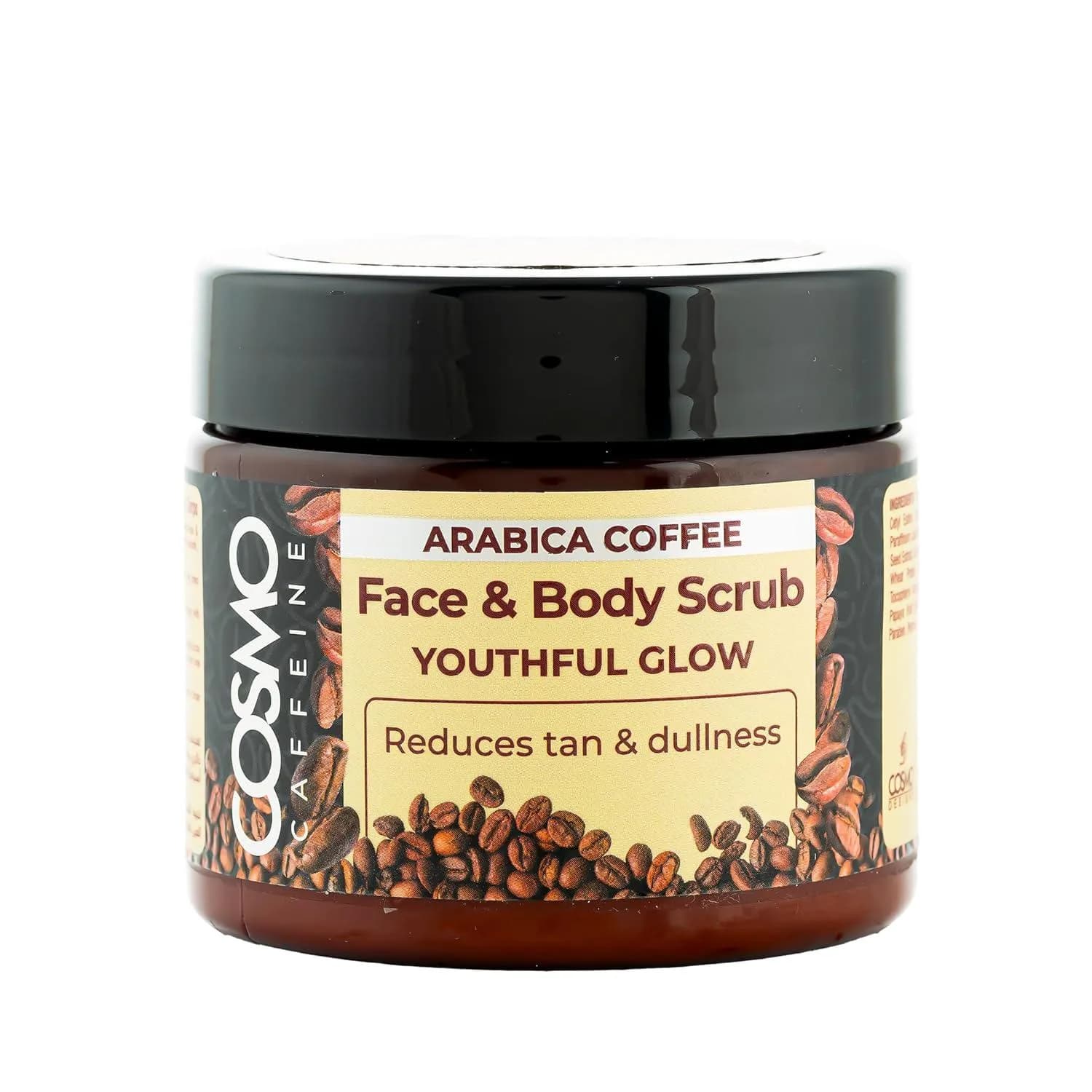 Cosmo Caffeine Arabica Coffee Face and Body Scrub - 325 ml